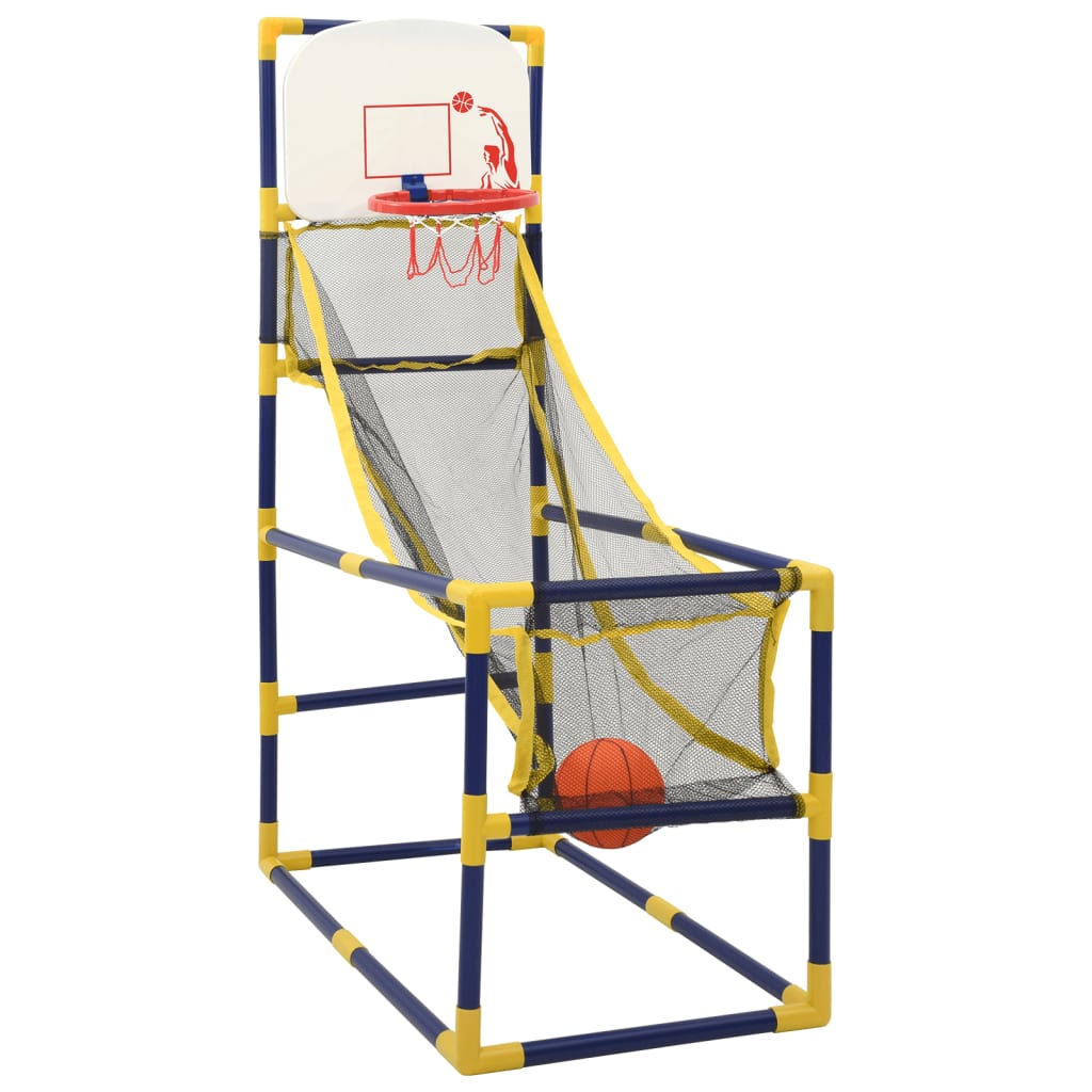 Vidaxl Arcade Basketball Set med kugle og pumpe 45x86x127 cm