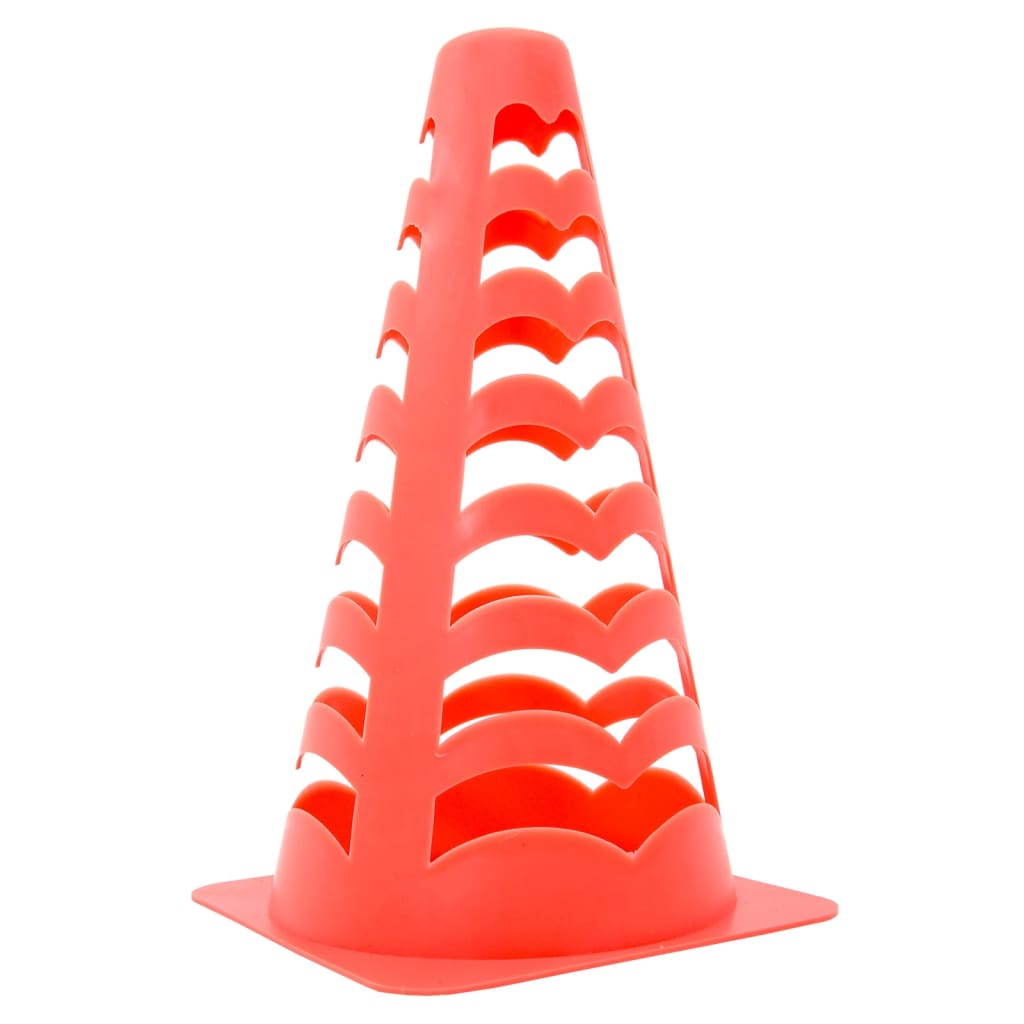 Vidaxx Fußballfiguren 6 Stück stapelbar 13x13x22,5 cm orange