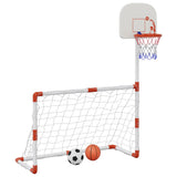Vidaxx Kinderfußball- und Basketballset mit Bällen 98x50x70 cm