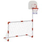 Vidaxx Kinderfußball- und Basketballset mit Bällen 98x50x70 cm