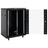 Vidaxl Network Cabinet 15H 19 IP20 53x40x80 cm svart