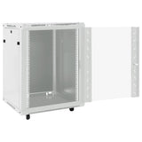 Vidaxxl Netzwerkschrank 15u 19 IP20 53x40x80 cm grau