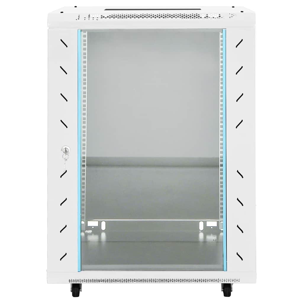 Vidaxxl Netzwerkschrank 15u 19 IP20 53x40x80 cm grau
