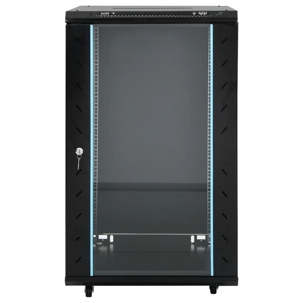 Vidaxl Network Cabinet 18H 19 19 IP20 60x60x100 cm Black