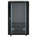 Vidaxl Netzwierk Cabinet 18h 19. 19.20 60x60100 cm Schwaarz