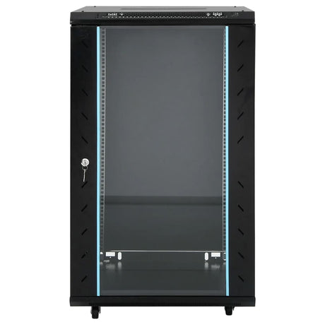 Vidaxxl Netzwerkschrank 18u 19 IP20 60x60x100 cm schwarz