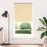 Vidaxl rolgordijn verduisterend 105x210 cm stofbreedte 100,7 cm beige