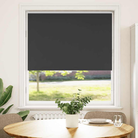 Vidaxl rolgordijn verduisterend 110x130 cm stofbreedte 105,7 cm zwart