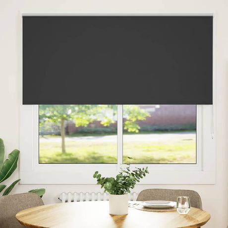 Vidaxl rolgordijn verduisterend 150x130 cm stofbreedte 146,6 cm zwart