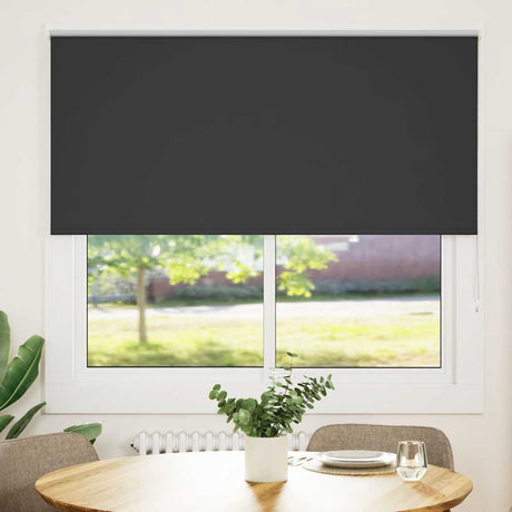 Vidaxl rolgordijn verduisterend 160x130 cm stofbreedte 156,6 cm zwart