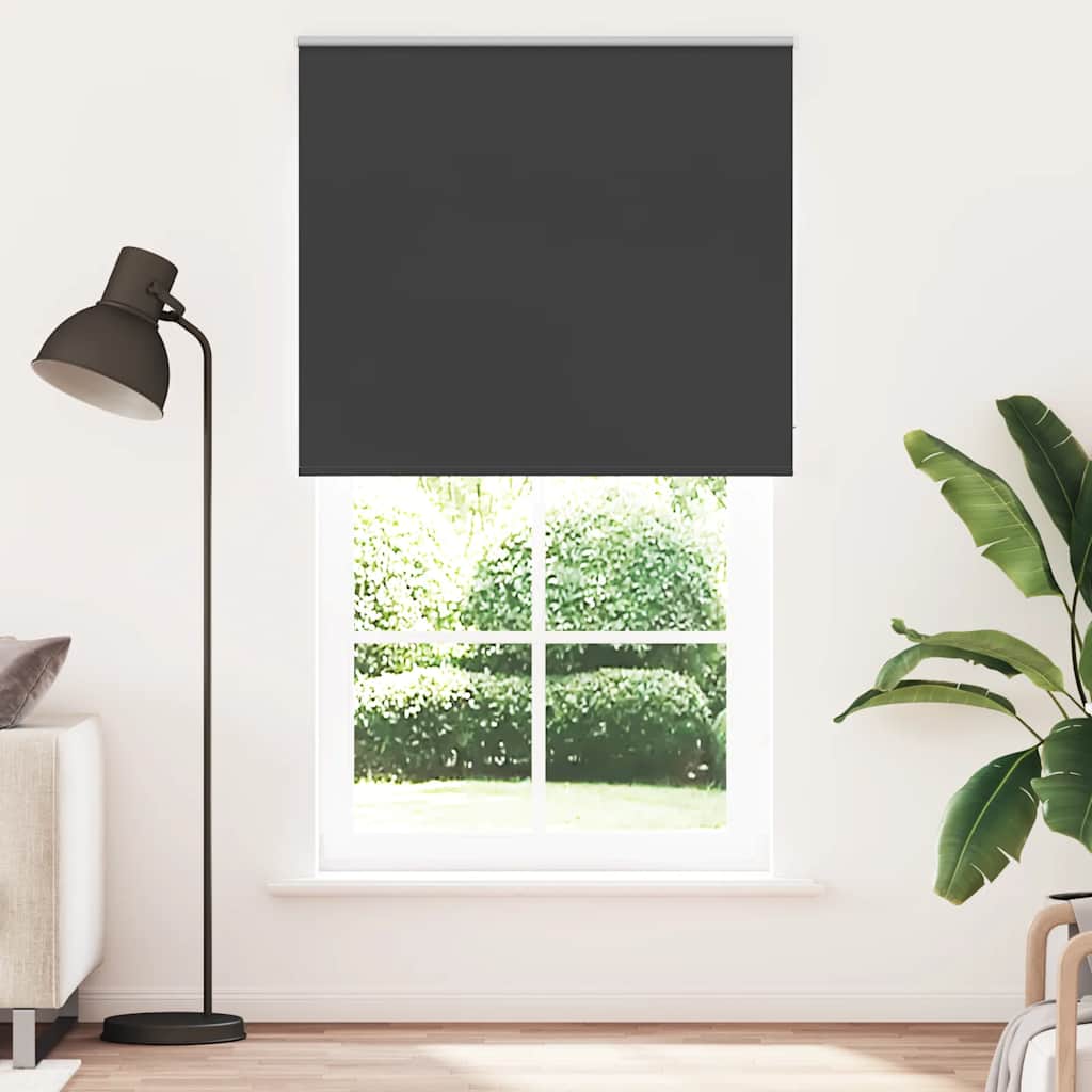 Vidaxl rolgordijn verduisterend 135x230 cm stofbreedte 131,6 cm zwart