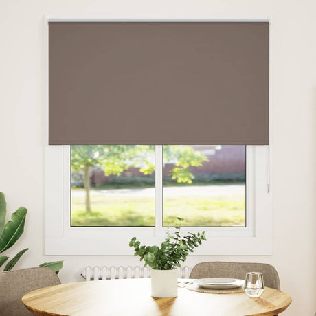 Vidaxl rolgordijn verduisterend koffie 130x130 cm stofbreedte 126,6 cm