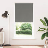 Vidaxl rolgordijn verduisterend 110x210 cm stofbreedte 105,7 cm grijs