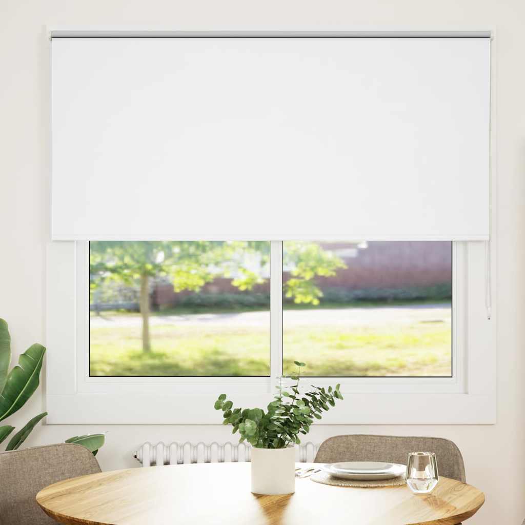 Vidaxx Verdunkelungsrollo 150x130 cm Stoffbreite 146,6 cm weiß