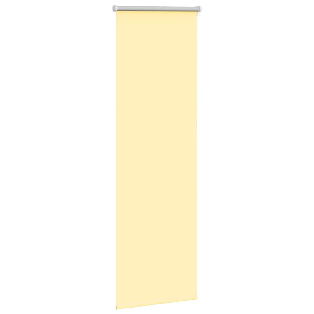 VidaXL Rollo 40x130 cm Stoff Verdunkelung gelb Stoffbreite 35,7cm