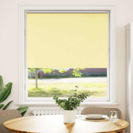 VidaXL Rollo 95x150 cm Verdunkelungsstoff Breite 90,7 cm Gelb