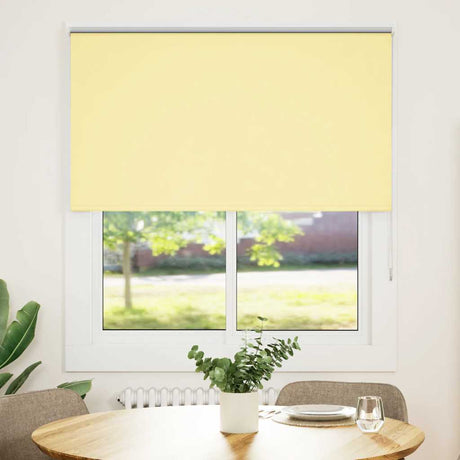 VidaXL Rollo 125x150 cm Verdunkelungsstoff Breite 121,6 cm Gelb