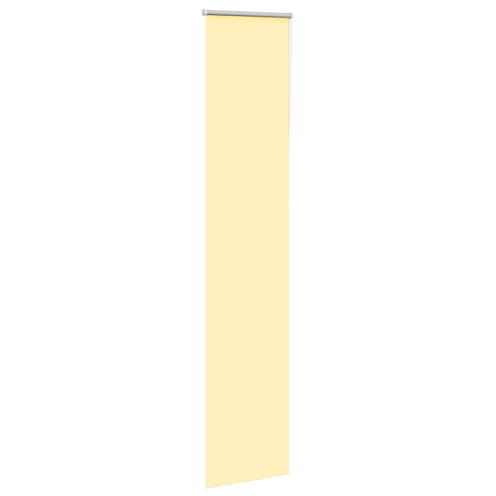 VidaXL Rollo 40x230 cm Stoff Verdunkelung gelb Stoffbreite 35,7cm