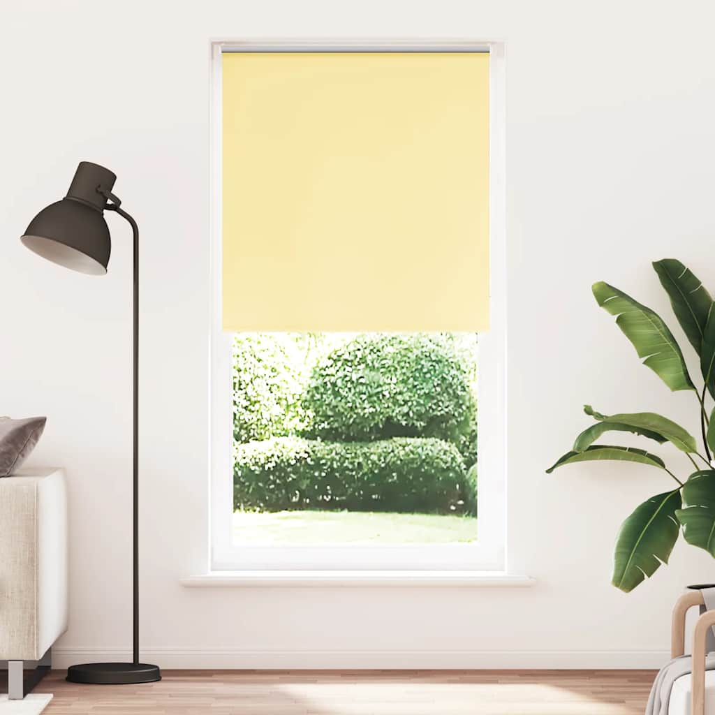 Vidaxx Verdunkelungsrollo 90x230 cm, Stoffbreite 85,7 cm Gelb