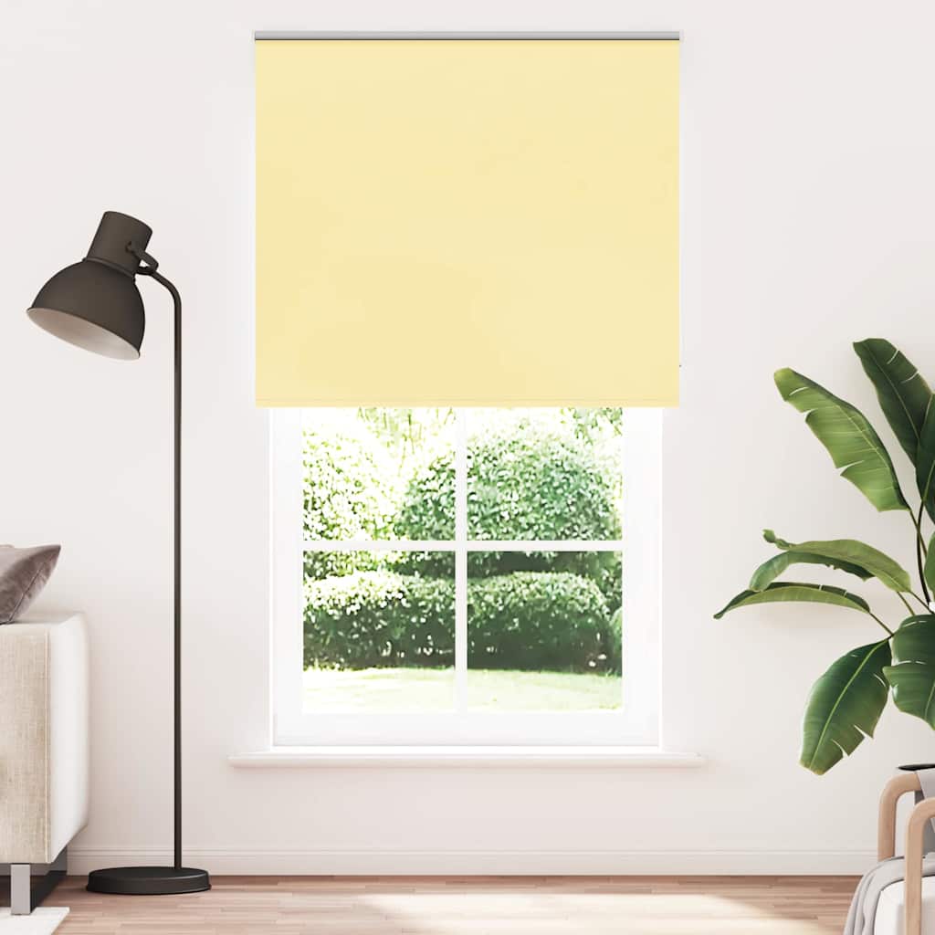 Vidaxx Verdunkelungsrollo 135x230 cm Stoffbreite 131,6 cm Gelb