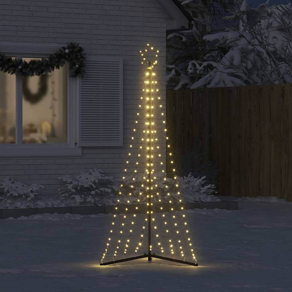 Vidaxl led-kerstboom 339 leds warm wit 182 cm