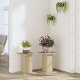 VidaXL Pflanzenständer 2 Stk. 30x30x40 cm Holzwerkstoff Sonoma-Eiche