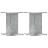 Vidaxx Pflanzenständer 2 Stück 30x30x40 cm Holzwerkstoff Betongrau