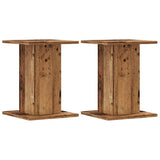 Vidaxx Pflanzenständer 2 Stück 30x30x40 cm behandeltes Holz, altholzfarben