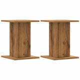 Vidaxx Pflanzenständer 2 Stück 30x30x40 cm Holz handgefertigte Eiche