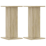 Vidaxxl Pflanzenständer 2 Stück 30x30x60 cm Holzwerkstoff Sonoma-Eiche