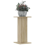 Vidaxxl Pflanzenständer 2 Stück 30x30x60 cm Holzwerkstoff Sonoma-Eiche