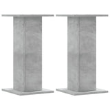Vidaxx Pflanzenständer 2 Stück 30x30x60 cm Holzwerkstoff Betongrau