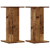 Vidaxx Pflanzenständer 2 Stück 30x30x60 cm behandeltes Holz, altholzfarben