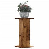 Vidaxx Pflanzenständer 2 Stück 30x30x60 cm behandeltes Holz, altholzfarben