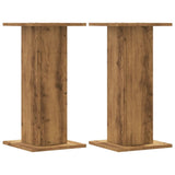 Vidaxx Pflanzenständer 2 Stück 30x30x60 cm Holz handwerkliche Eiche