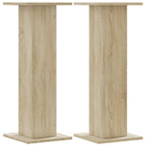 VidaXL Pflanzenständer 2 Stk. 30x30x80 cm Holzwerkstoff Sonoma-Eiche