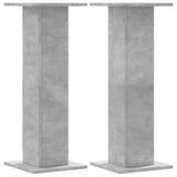 Vidaxx Pflanzenständer 2 Stück 30x30x80 cm Holzwerkstoff Betongrau