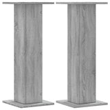 VidaXL Plant Standards 2 pcs 30x30x80 cm Processed Wood Gray Sonoma