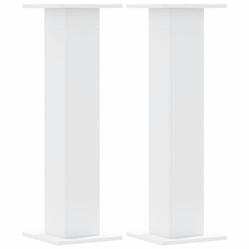 Vidaxx Pflanzenständer 2 Stück 30x30x95 cm Holzwerkstoff weiß