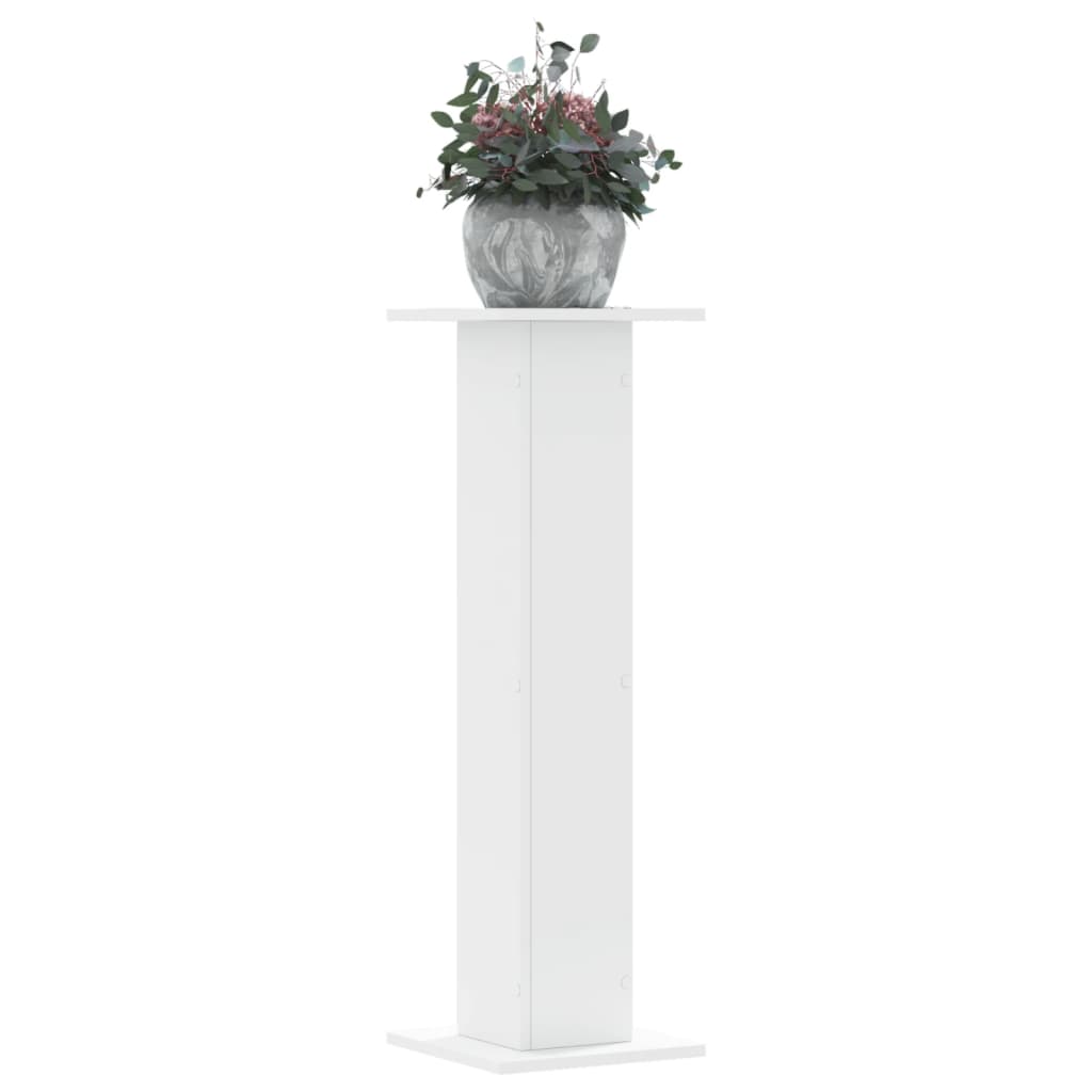 Vidaxl Plant Standards 2 PCS 30x30x95 cm Forarbejdet træhvide