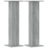 Vidaxl Planting Stands 2 PC 30x30x95 cm Sonoma grigio in legno trasformato