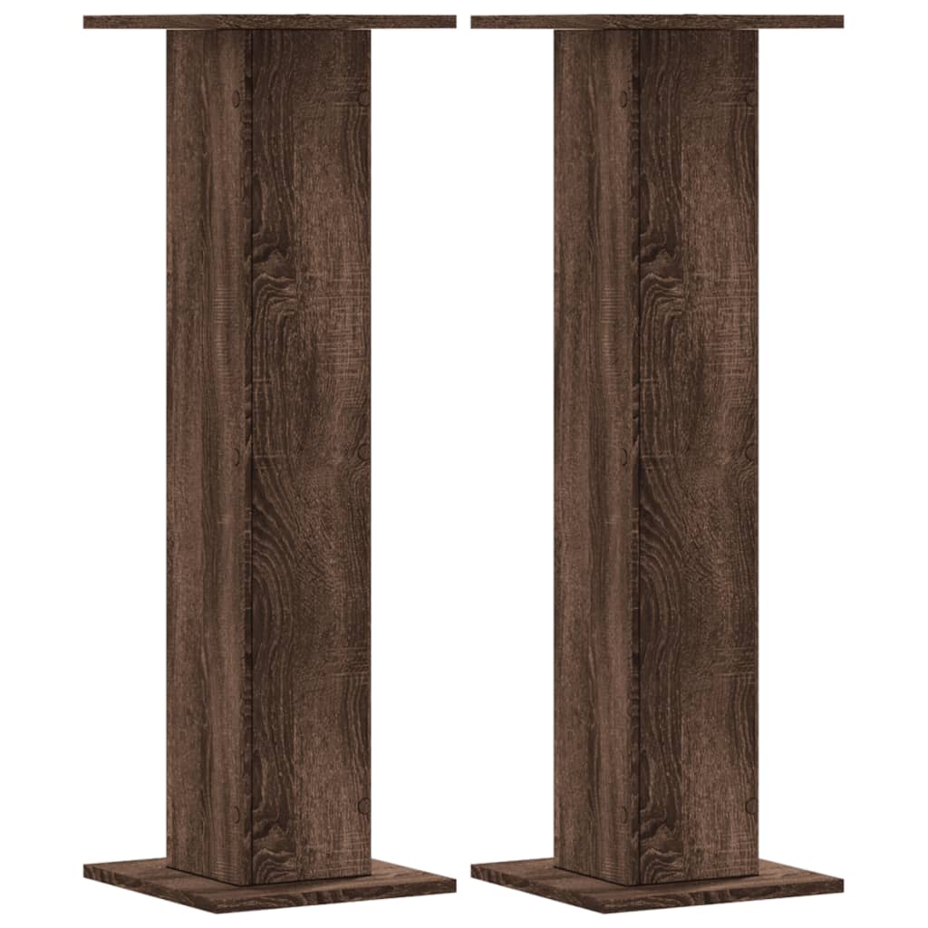 Vidaxl Planznormen 2 PCs 30x30X95 cm verschafft Holzbrong Faak