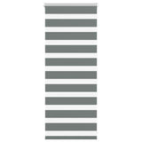 VidaXL Zebra-Rollo 60x100 cm Stoffbreite Dunkelgrau 55,9 cm