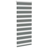 VidaXL Zebra-Rollo 60x100 cm Stoffbreite Dunkelgrau 55,9 cm