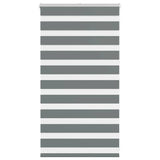 Vidaxl Zebra roller blind 70x100 cm dust width 65.9 cm dark gray