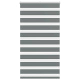 VidaXL Zebra-Rollo 70x100 cm Stoffbreite 65,9 cm Dunkelgrau