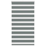 VidaXL Zebra-Rollo 80x100 cm Stoffbreite 75,9 cm Dunkelgrau