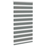 VidaXL Zebra-Rollo 80x100 cm Stoffbreite 75,9 cm Dunkelgrau