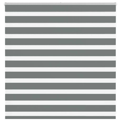Vidaxx Zebra-Rollo 145x100 cm Stoffbreite 140,9 cm Dunkelgrau