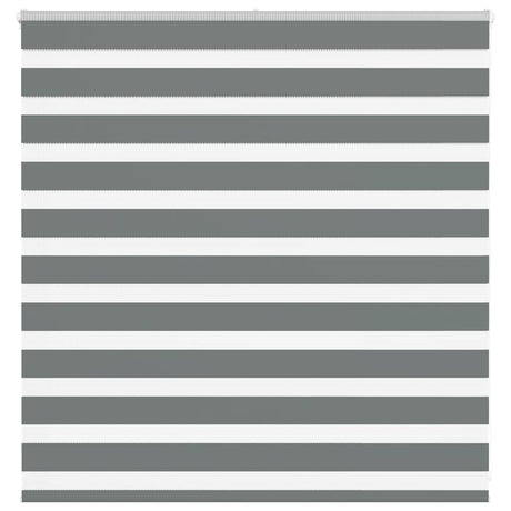 VidaXL Zebra-Rollo 150x100 cm Stoffbreite 145,9 cm Dunkelgrau